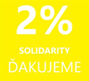 Darujte nám 2 % z Vašich daní